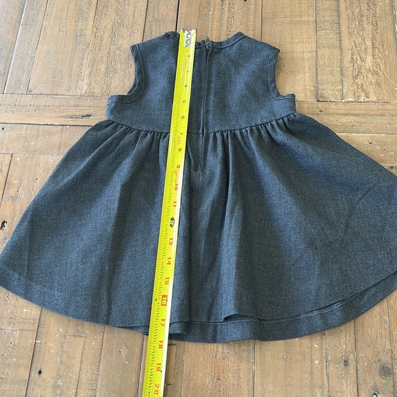 Florence Eiseman gray floral jumper dress - Picture 6 of 8